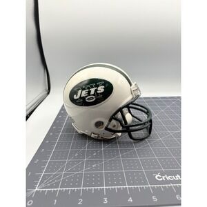 NY Jets Riddell Pocket Pro Mini Football Helmet White Green NFL Collectible